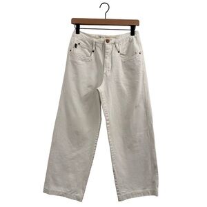 GX by Gwen Stefani “know who you are” Vintage White Flare & Wide Leg Jeans